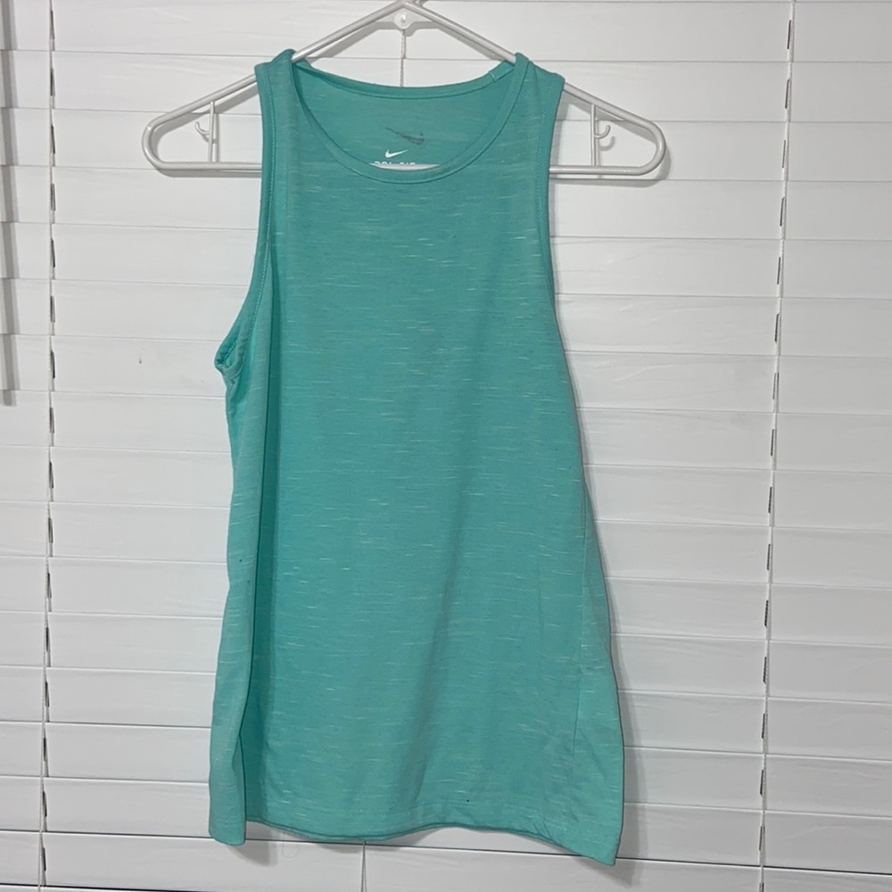 Nike teal Dri-fit muscle tank